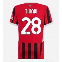 AC Milan Malick Thiaw #28 Domáci Ženy futbalový dres 2024-25 Krátky Rukáv